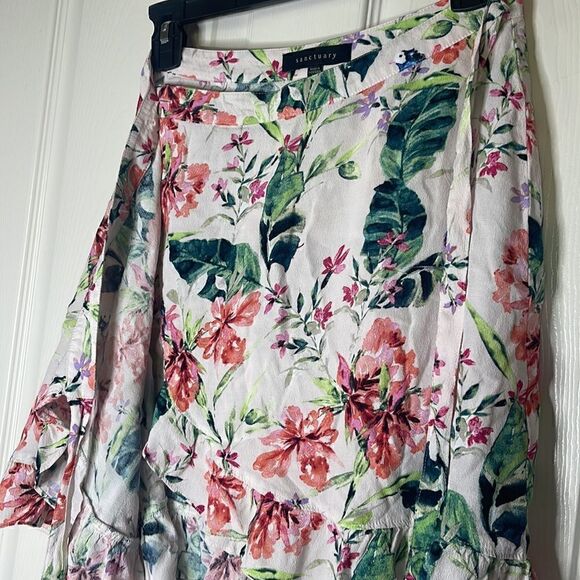 Sanctuary Tropicana ruffle wrap skirt size xs - Picture 4 of 6